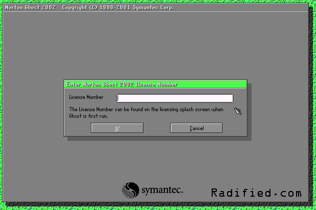 install symantec ghost 3.1 license file